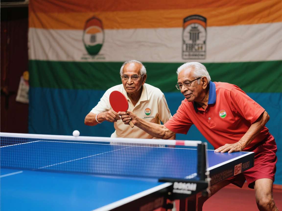 Indian Ping Pong Legends Gameplay Indian Ping Pong Legends game screenshot showing gameplay with Indian themed table and players