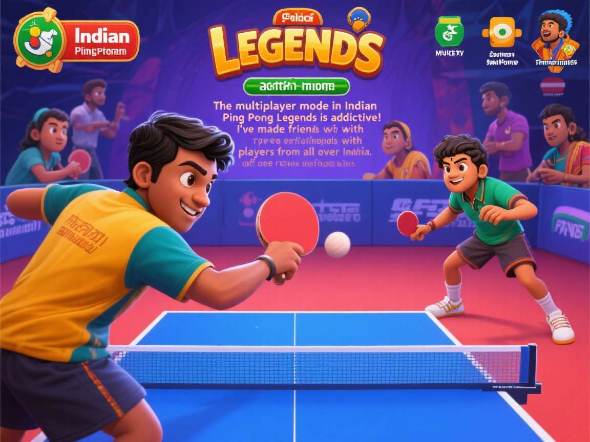 Indian Ping Pong Legends Player Community Indian Ping Pong Legends player community screenshot showing in-game chat and team formations